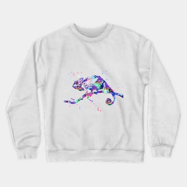 Chameleon Crewneck Sweatshirt by RosaliArt